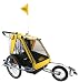 Sports : M-Wave Fahrradanhänger 3 in 1, silver powdercoated, 61x73x58 cm