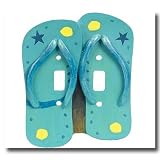 Review Blonder Home Accents XFLOP032R / Beach Party Flip Flops Double Switchplate by Blonder Home Accents
