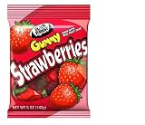 Black Forest Hanging Bag Gummy Strawberries, 5-Ounce Bags (Pack of 24)