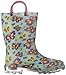 Western Chief Unisex-Child Flutter Firece Rain Boot-K Pull