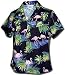 Ladies Flamingos Hawaiian Shirt, fitted