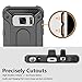 Galaxy Note 5 Case,Wollony Rugged Hybrid Dual Layer Armor Protective Back Case Shockproof Cover for Galaxy Note 5 - Heavy Duty - Slim Hard Shell Protection - Impact Resistant Bumper (Grey)
