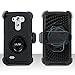ULAK LG G3 Case, Clip Holster Kickstand Rugged Hybrid Rubber Protective Hard Case for LG G3 2014,Black