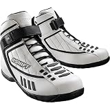 Shift Racing Fuel Shoe Men's Leather On-Road Motorcycle Boots - Color: White, Size: 8