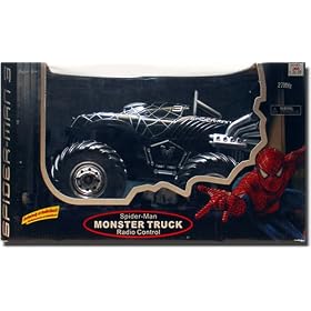 Spider-Man 3: Spider-Man Black Monster Truck Radio Control by Spider-Man