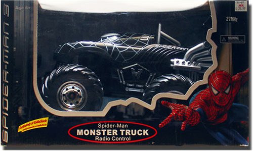 Childrens Toyshop  Toys : Spider-Man 3: Spider-Man Black Monster Truck Radio Control