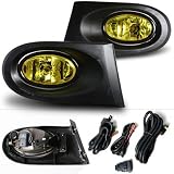 02-04 Acura RSX Yellow OEM Style Fog Lights Kit by RS TYPE