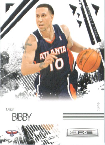 2009 /10 Leaf Rookies & Stars Basketball Card # 3 Mike Bibby Atlanta Hawks Mint Condition- Shipped In Protective ScrewDown Display Case!