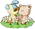 Dinico 30.3020.42 - Streichelzoo Kleiderhakenleiste