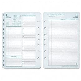 Franklin Covey Original Planner Refill, Two Pages Per Day, 5-1/2 x 8-1/ ...