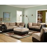 6pc Mocha Lovseat and Sofa Set