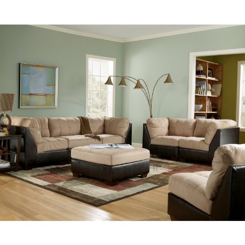 6pc Mocha Lovseat and Sofa Set