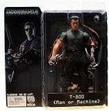 Neca - Figurine Terminator 2 -T 800 Machine ou Homme- 18 cm