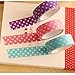 Dot Print DIY Decorative Adhesive Sticker Masking Paper Roll Tape