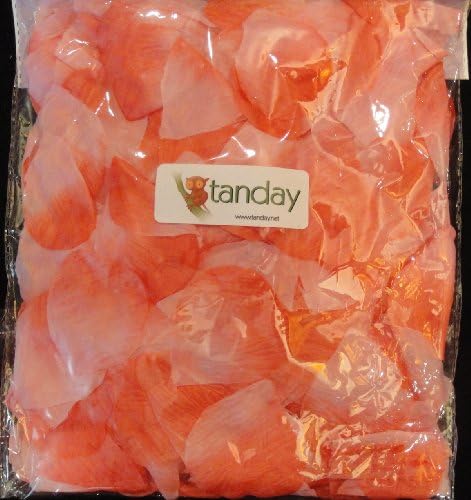 Tanday Pink 400 Premium Pre-Cut Silk Rose Petals Wedding Party Favors Two Tone