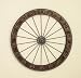 Oversized Large 36" Round Metal Wall Grill Plaque