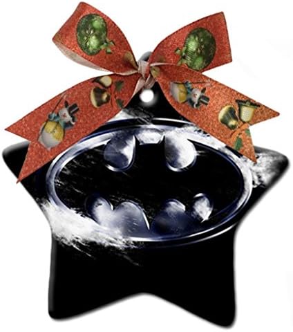 Batman Returns Logo Custom Unique Fashion Star Style Porcelain Ornaments Decorated To Welcome Guests Or Holiday Gifts
