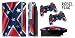Protective skins for FAT Playstation 3 System Console, PS3 Controller skin included - REBEL