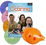 Ocarina Orange à 6 trous et quatre livres d'ocarinas dans un volume complet avec quatre CD: Play your Ocarina Complete Guide, CD