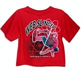  : Spiderman "Web-Slinger" Red Cotton Toddler T-Shirt