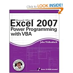 Excel 2007 Power Programming with VBA (Mr. Spreadsheet's Bookshelf)