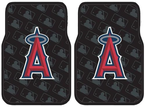 Front Car Truck SUV Rubber Floor Mats - Los Angeles Angels of Anaheim - Pair