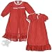 New I.C. Peignoir Set ~ Night Gown and Robe in RED