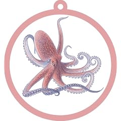 Multi-Color Halbton Printed Octopus Lotus Fragrance Startseite Auto Lufterfrischer
