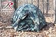 Woodland Camouflage 3-Man Outdoor Camping Hexagon Dome Tent
