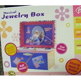 Barbie Musical Jewelry Box with Rotating Barbie