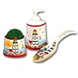 Kitchen Spoon Rest, Sponge Holder,soap Dispenser Lighthouse