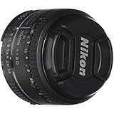 Nikon AF FX NIKKOR 50mm f/1.8D Lens with Auto Focus for Nikon DSLR Cameras