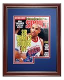 Charles Barkley Autographed Philadelphia 76ers (Feb 1992) Deluxe Framed Sport Magazine