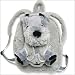 Kids Cute Small Backpack Grey Schnauzer B022 Bs
