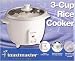 Kitchen & Housewares : Toastmaster 3-Cup Rice Cooker TRC3