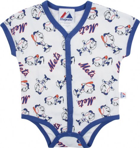 New York Mets Baby All-Over Print French Creeper