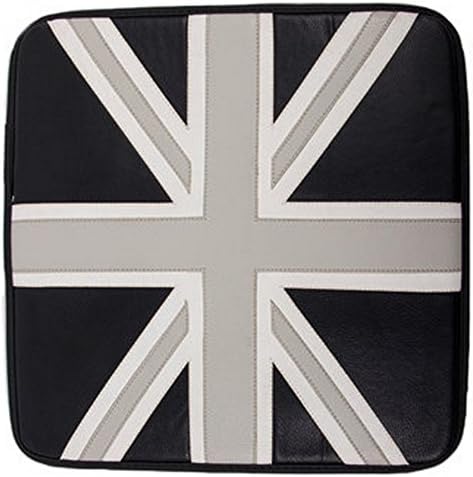 Car Seat Covers 1 PC PU leather All Weather Black Union Jack 18*18 INCH New OEM Creative for BMW Mini Cooper