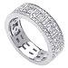 1.30ct Extravagant Ladies Diamond Wedding Ring in 14K White Gold