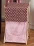 JoJo Designs Baby and Kids Clothes Laundry Hamper - Pink and Brown French Toile and Polka Dot