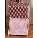 JoJo Designs Baby and Kids Clothes Laundry Hamper - Pink and Brown French Toile and Polka Dot