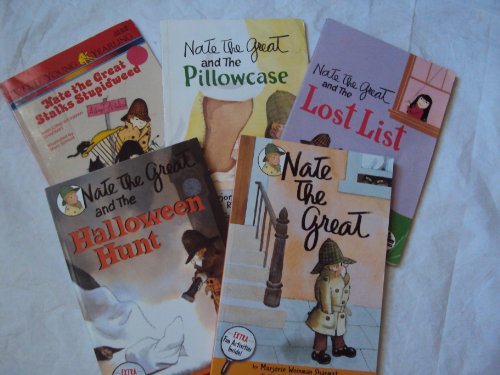Nate the Great Series: Nate the Great and the Halloween Hunt; Nate the Great and the Lost List; Nate the Great Stalks Stupidweed; Nate the Great & the Pillowcase