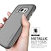 Galaxy S7 Case, VRS Design [Single Fit][Smokey Gray] - [Metallic Buttons][Non Slip][Slim Fit] For Samsung S7