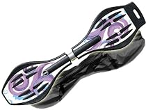 Makrofit Waveboard Pro XL bis 95 kg mit Tasche und Leuchtrollen, 88x23x30