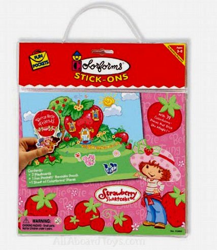 Strawberry Shortcake Colorforms FUN Pockets Stick-Ons Play Set
