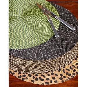 Deborah Rhodes Animal Print Linen Placemat