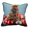 Christmas Tree and Decorations Pillow