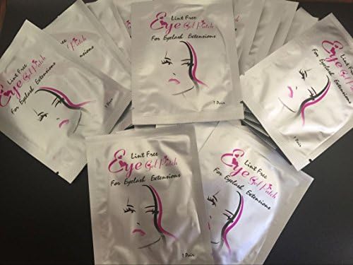 DreamMi 50 Pairs Professional Lint Free Eyelash Extensions Eye Pad, Transparent Film. By DreamMi Cosmetics