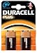 Duracell Plus Alkaline 9v Battery Pack Of 2 Mn1604