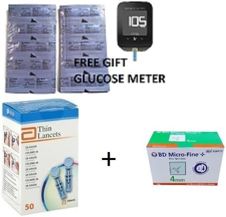 Precision Glucose test strips 100ct diabetes full kit
