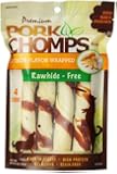 Scott Pet Products Pork Chomps Premium 4 Count Chicken Wrapped Twists Dog Treats
